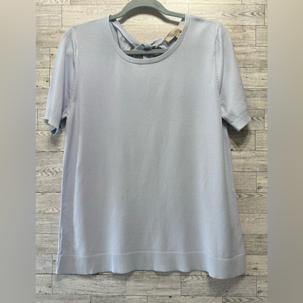 LOFT women’s top, size L, blue, excellent conditions!